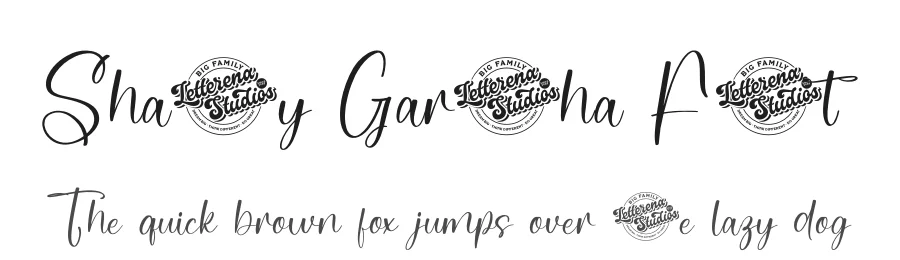 Shasty Garetha Font by letterenastudios — Script Handwritten Font
