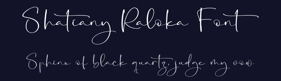 Shatiany Raloka Font by letterfabric — Script Handwritten Font — thumbnail 2
