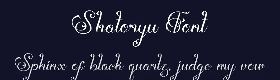 Shatoryu Font by Denustudios — Script Handwritten Font — thumbnail 2