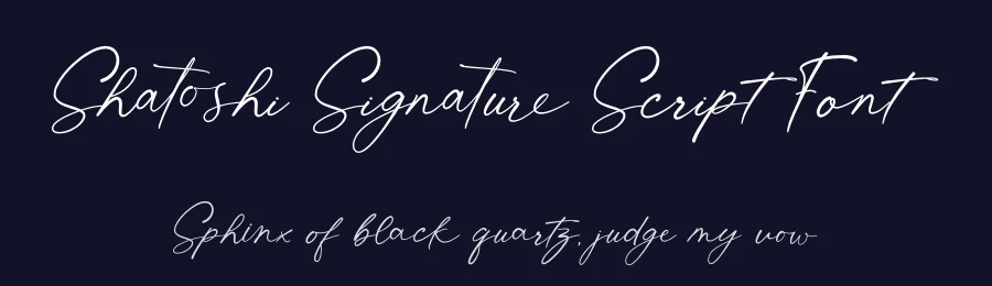 Shatoshi Signature Script Font by letterenastudios — Script Handwritten Font — thumbnail 2