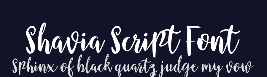 Shavia Script Font by 178-MC — Script Handwritten Font — thumbnail 2
