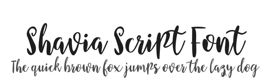 Shavia Script Font by 178-MC — Script Handwritten Font