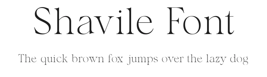Shavile Font by Ragamkata — Display Font