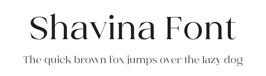 Shavina Font by YUKITA CREATIVE — Serif Font