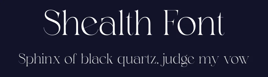 Shealth Font by Qweera Studio — Serif Font — thumbnail 2