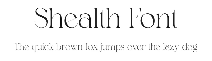 Shealth Font by Qweera Studio β Serif Font