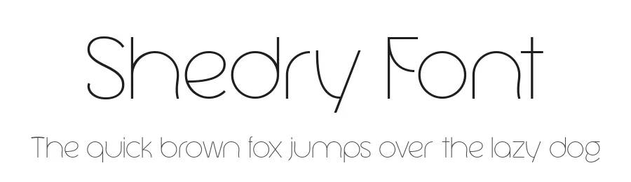 Shedry Font by valentinovergan — Display Font