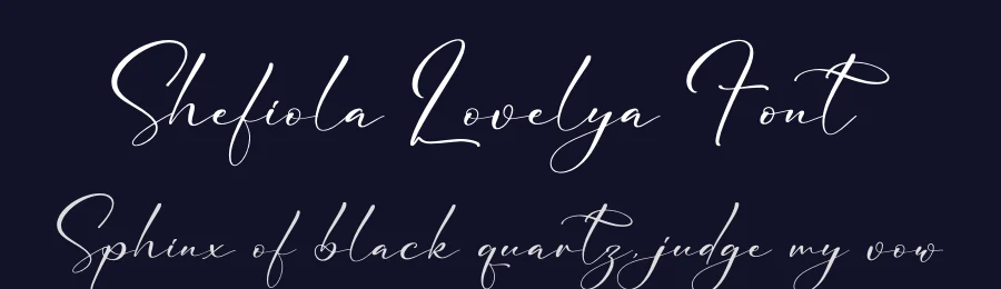 Shefiola Lovelya Font by letterfabric — Script Handwritten Font — thumbnail 2