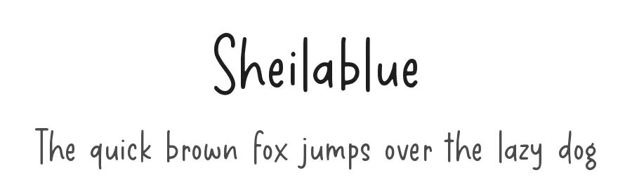 Sheilablue by Allouse.Studio — Display Font