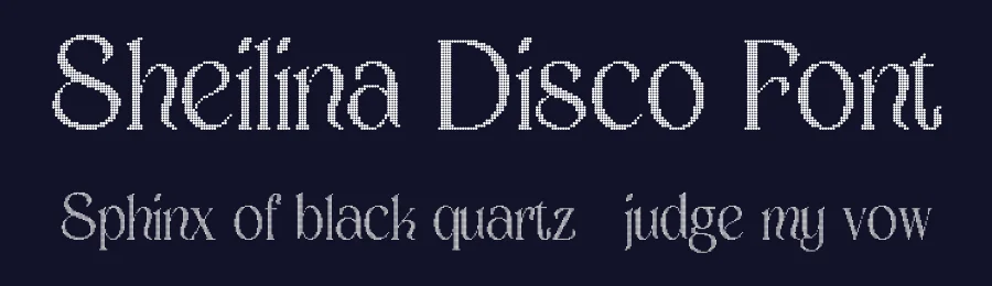 Sheilina Disco Font by craftsupplyco — Display Font — thumbnail 2