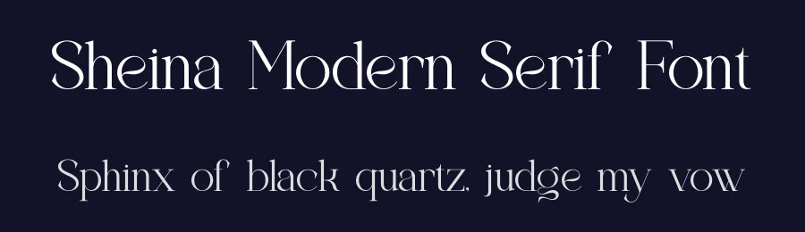 Sheina Modern Serif Font by ErmediaStudio — Serif Font — thumbnail 2