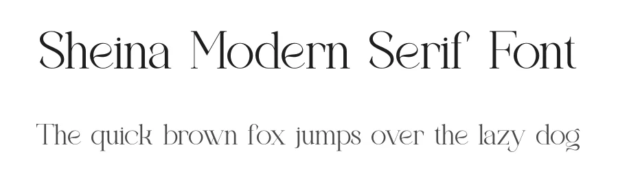 Sheina Modern Serif Font by ErmediaStudio — Serif Font