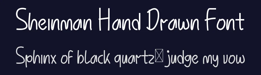 Sheinman Hand Drawn Font by edricstudio — Script Handwritten Font — thumbnail 2