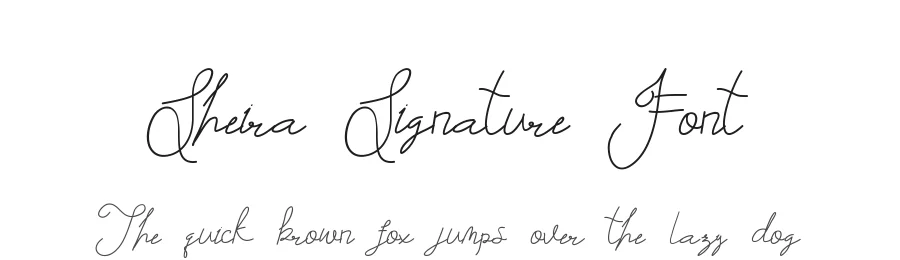 Sheira Signature Font by edricstudio — Script Handwritten Font