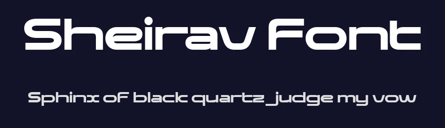 Sheirav Font by Ragamkata — Display Font — thumbnail 2