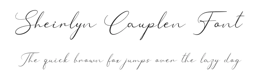 Sheirlyn Cauplen Font by Denustudios — Script Handwritten Font