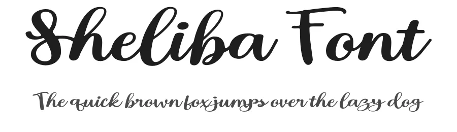 Sheliba Font by akbartype โ Script Handwritten Font