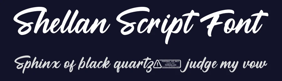 Shellan Script Font by Kong Font — Script Handwritten Font — thumbnail 2