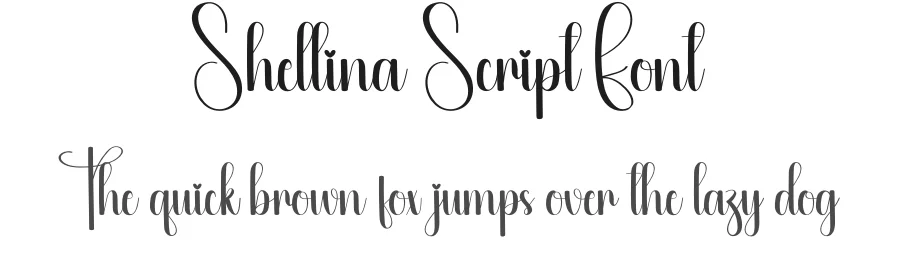 Shellina Script Font by creativeletter — Script Handwritten Font