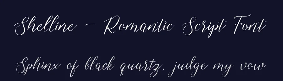 Shelline – Romantic Script Font by Almarkha Type — Decorative Font — thumbnail 2