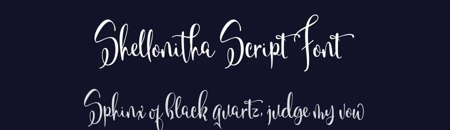 Shellonitha Script Font by Areatype — Script Handwritten Font — thumbnail 2
