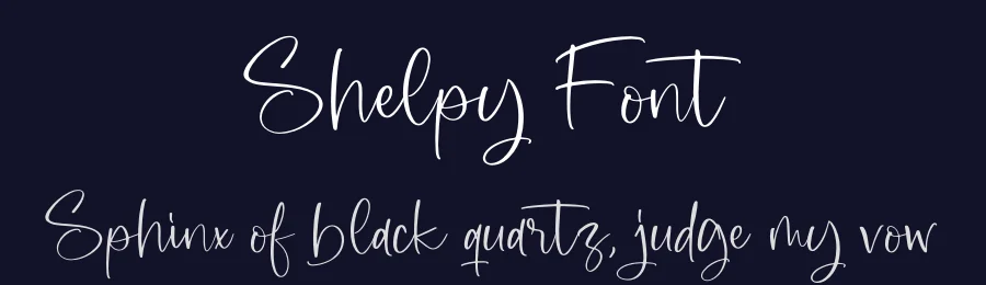 Shelpy Font by perspectype — Script Handwritten Font — thumbnail 2