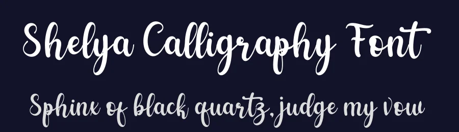 Shelya Calligraphy Font by letterenastudios — Script Handwritten Font — thumbnail 2