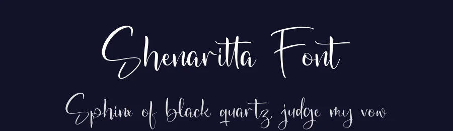 Shenaritta Font by perspectype — Script Handwritten Font — thumbnail 2