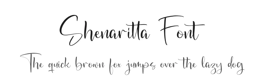 Shenaritta Font by perspectype — Script Handwritten Font