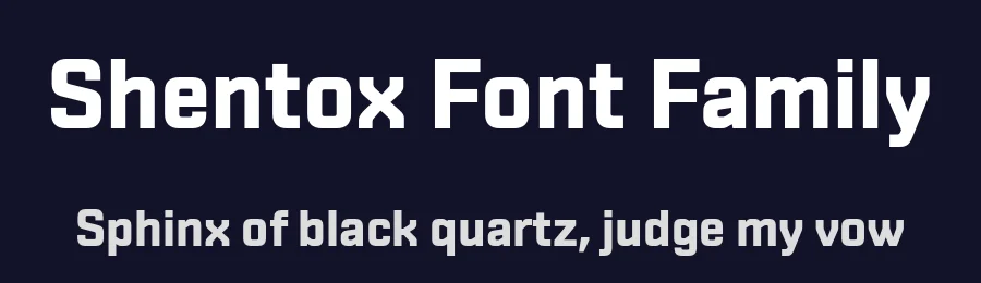 Shentox Font Family by Emtype — Sans Serif Font — thumbnail 2