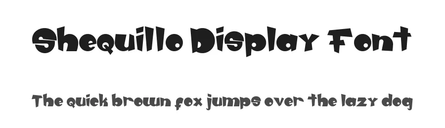 Shequillo Display Font by inDhika creative — Display Font