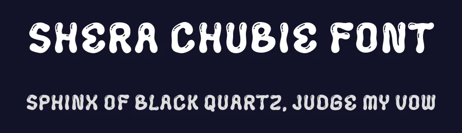 Shera Chubie Font by Typebae — Display Font — thumbnail 2