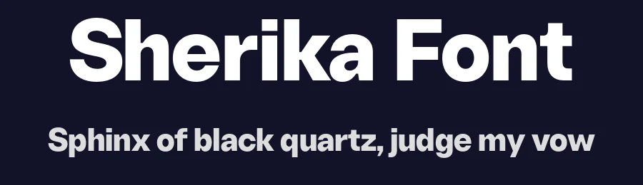 Sherika Font by Akbartype — Sans Serif Font — thumbnail 2