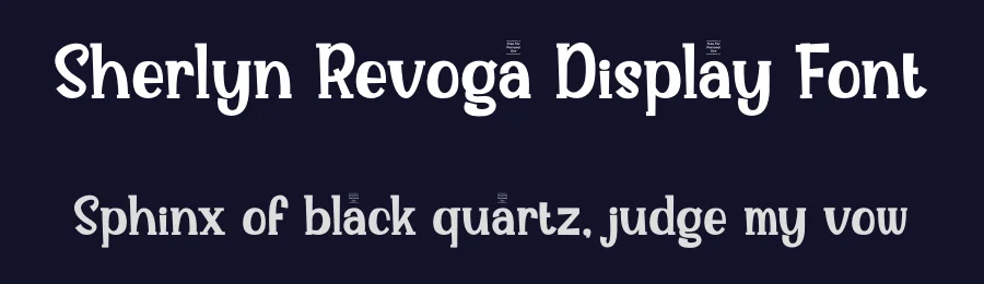 Sherlyn Revoga Display Font by ErmediaStudio — Display Font — thumbnail 2