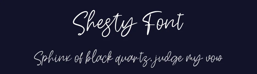 Shesty Font by metafontsy — Script Handwritten Font — thumbnail 2