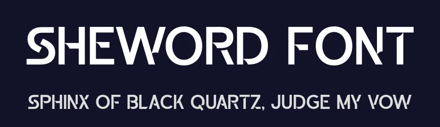 Sheword Font by Almeera Studio — Sans Serif Font — thumbnail 2