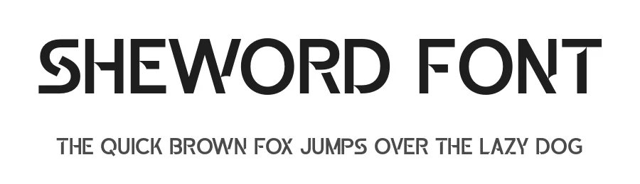 Sheword Font by Almeera Studio — Sans Serif Font