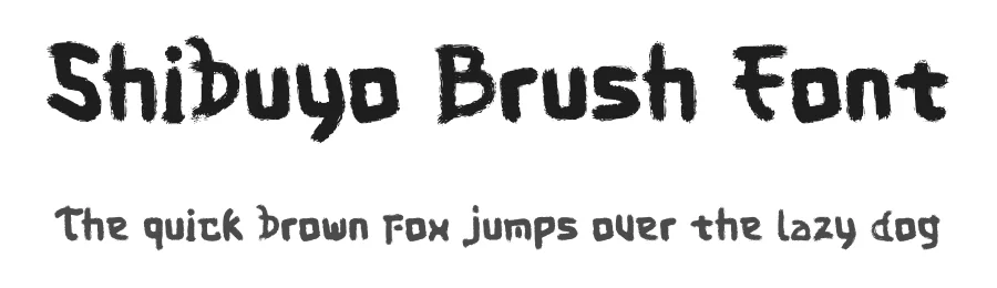Shibuyo Brush Font by Dhabee — Script Handwritten Font