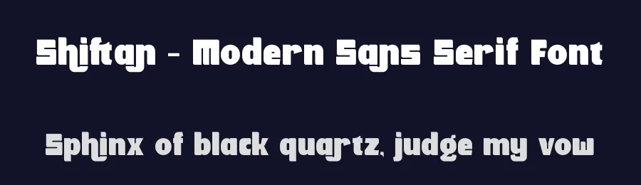 Shiftan – Modern Sans Serif Font by timelesstype.co — Display Font — thumbnail 2