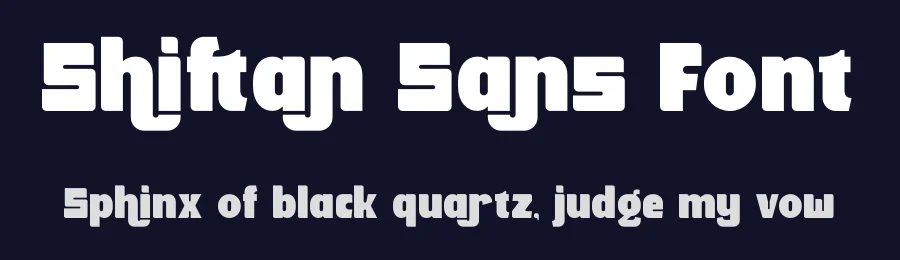 Shiftan Sans Font by timelesstype.co — Display Font — thumbnail 2