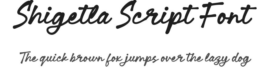 Shigetla Script Font by gatype — Script Handwritten Font