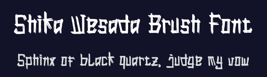 Shika Wesada Brush Font by Dhabee — Script Handwritten Font — thumbnail 2