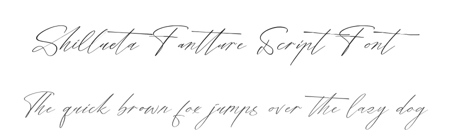 Shillueta Fantture Script Font by stylishtype.co — Script Handwritten Font