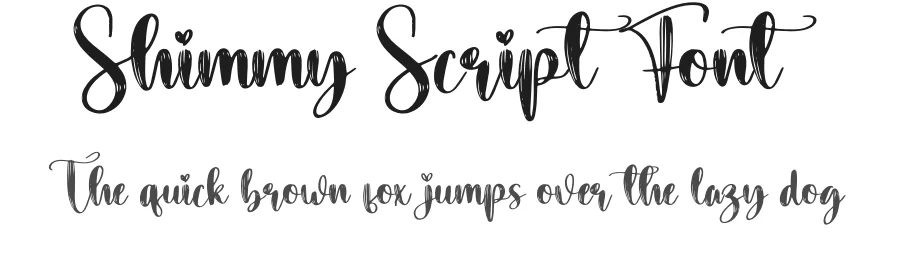 Shimmy Script Font by creativeletter — Script Handwritten Font
