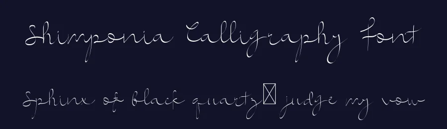 Shimponia Calligraphy Font by edricstudio — Script Handwritten Font — thumbnail 2