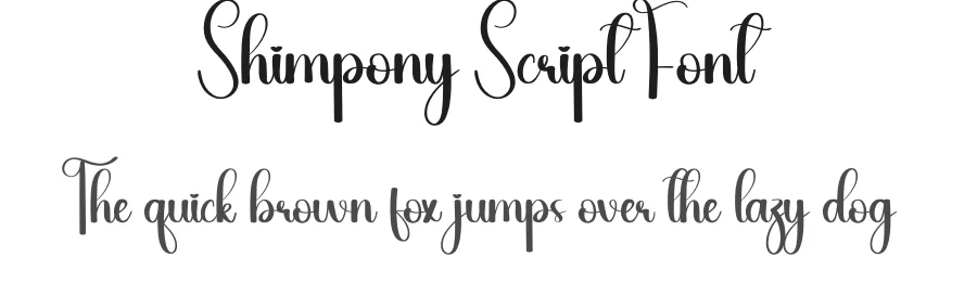 Shimpony Script Font by andikastudio — Script Handwritten Font