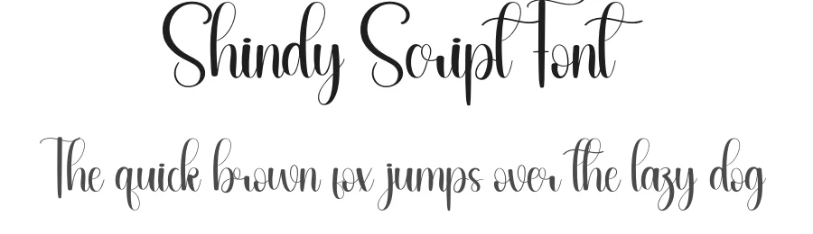 Shindy Script Font by andikastudio — Script Handwritten Font