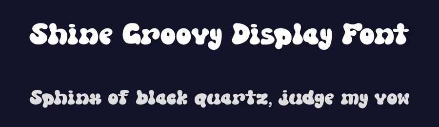 Shine Groovy Display Font by Siapgraph — Display Font — thumbnail 2