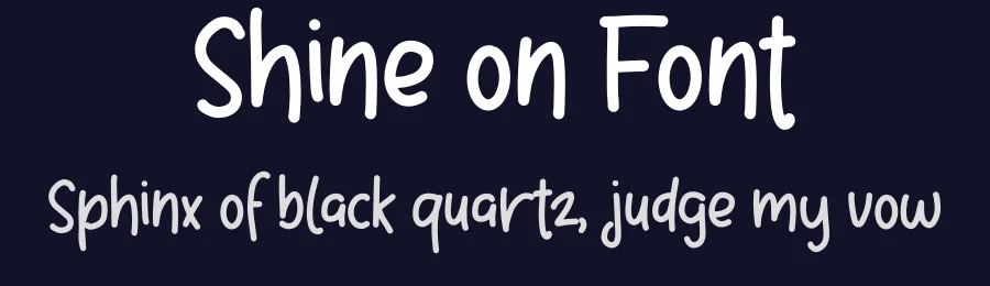 Shine on Font by welovefont — Script Handwritten Font — thumbnail 2