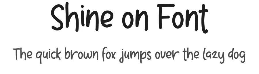 Shine on Font by welovefont — Script Handwritten Font